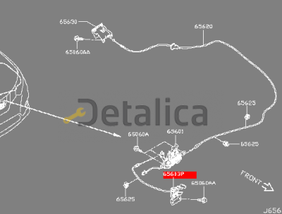 Захватный крюк капота для Ниссан Х-Трейл Т32