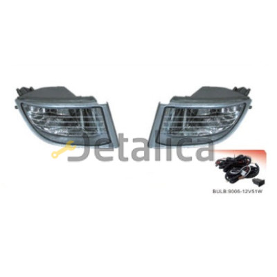 Фары противотуманные комплект с проводкой и кнопкой для Тойота Прадо 120