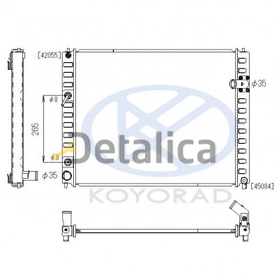 Радиатор охлаждения для инфинити ЕХ35 от 2009 АТ Koyo Япония Радиатор охлаждения для инфинити ЕХ35 от 2009 АТ Koyo Япония