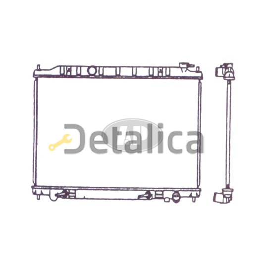 Радиатор охлаждения для Форд Си-Макс 1.3 1.6 2.0 Api Тайвань