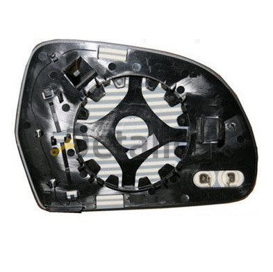 Стекло зеркала левое с подогревом для Ауди А4 Б8 от 2007 (Тайвань) aspherical