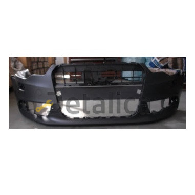 Бампер передний с отв под омыватели фар без отв под датчики для Ауди А6 С7 от 2011 (Китай) грунт
