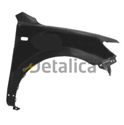 Крыло переднее правое с отверстием под повторитель для Хендай Санта Фе 2 от 2006 до 2009 (Тайвань)