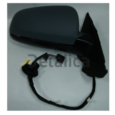 Зеркало левое электрическое с подогревом для Ауди А3 8P 3х дверная от 2004 - 2008 (Тайвань) грунт convex
