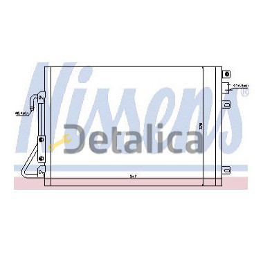 Радиатор кондиционера для Рено Логан Nissens Дания
