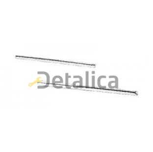 Молдинг заднего бампера левый хром универсал для Фольксваген Пассат Б6 от 2005 (Тайвань)