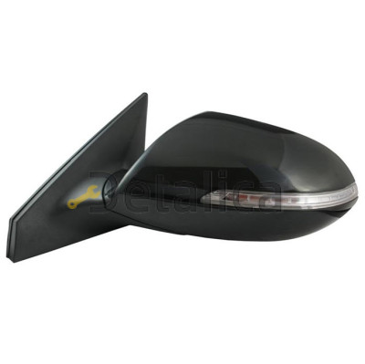 Зеркало левое электрическое с подогревом указатель поворота POLYWAY для Киа Спортейдж 3 от 2010 (Сonvex)