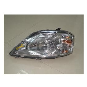 Фара левая оригинал внутри хром серый для рено логан от 2008-2009