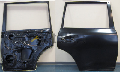 Дверь для LANDCRUISER {200 (12-)} задн лев с отв п/молдинг (Китай)