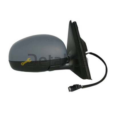 Зеркало правое электр с подогревом для Шкода Румстер от 2007-2009 (Тайвань) convex