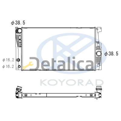Радиатор охлаждения для BMW F10 528 Koyo