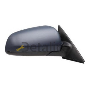 Зеркало правое элект с подогревом для Ауди А3 8P 5 дверная от 2004 - 2007 (Тайвань) грунт convex