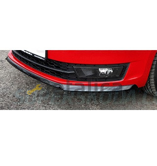 Спойлер переднего бампера перламутровый для Шкода Рапид оригинал