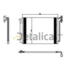 Радиатор кондиционера для BMW E53 X5 NISSENS от 2000