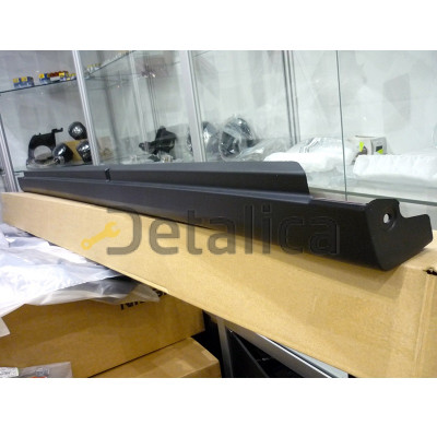 Накладка порога левая (пластиковая) для Ниссан Альмера Г15 оригинал