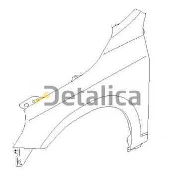 Крыло переднее левое для Вольво XC60