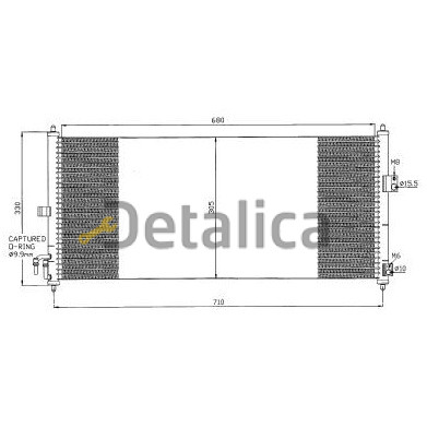 Радиатор кондиционера для Ниссан Примера P12 Китай
