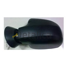 Зеркало левое механическое большое convex черное для Рено Сандеро от 2008
