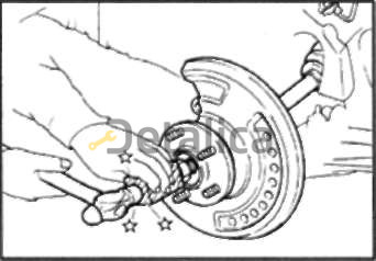 Ступица задняя для Ниссан Тиида С13