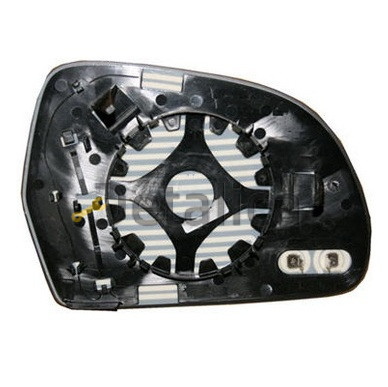 Стекло зеркала левое с подогревом для Ауди А3 8P от 2007 (Тайвань) aspherical