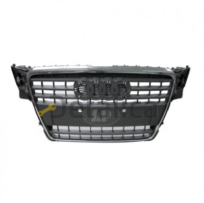 Решетка радиатора грунт для Ауди А4 В8 от 2007 (Тайвань)