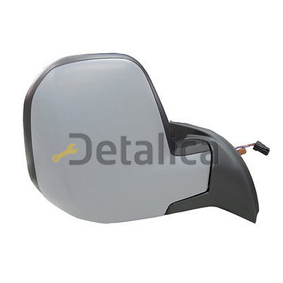 Зеркало правое электрическое с подогревом с датчиком температуры на Ситроен Берлинго convex грунт