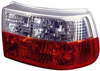 OPEL ASTRA фонарь задн внешн л+п (комплект) (хэтчбэк) тюнинг хрустал (depo) красн-бел