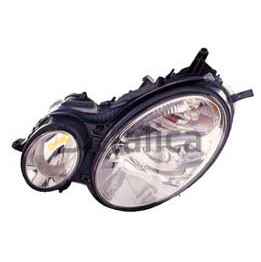 Фара левая с регулятором мотора линзованная для Мерседес W211 2002-2005