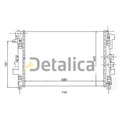 Радиатор охлаждения для Мерседес Вито Китай