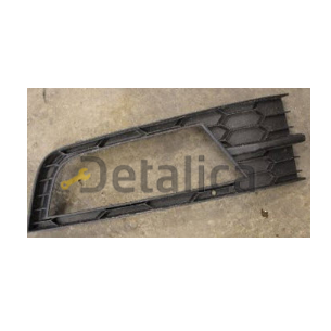 Решетка бампера передняя левая с отв под противотуманку для Шкода Октавия А7 от 2013 (Китай)