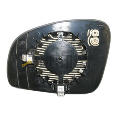 Стекло зеркала правое с подогревом для Шкода Фабия 2 от 2007-2009 (Тайвань) convex