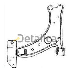 Рычаг передней подвески левый нижний для Фольксваген Джетта 5 от 2005 (Тайвань)