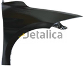 Крыло переднее правое без отв под повторитель для Хендай Elantra 5 (Тайвань)