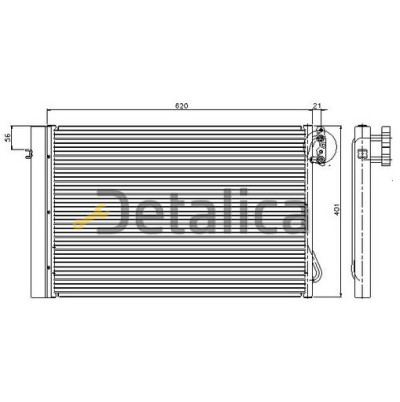 Радиатор кондиционера для BMW E87 Nissens