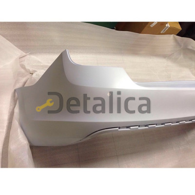 Задний бампер для Шкода Рапид под парктроники оригинал