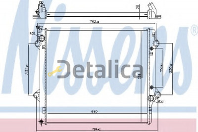 Радиатор охлаждения для Лексус GX470 Nissens Дания Радиатор охлаждения для Лексус GX470 Nissens Дания