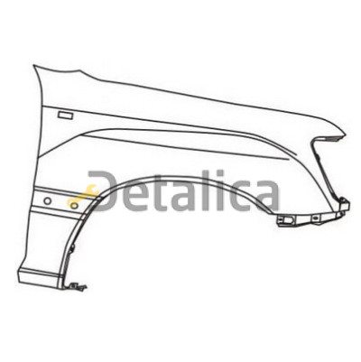 Крыло переднее левое оригинал для тойота лэнд крузер 100 от 1998