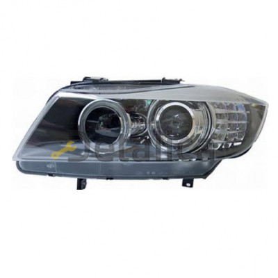 Фара левая с регулятором мотора ксенон -D1S- под диод ук.поворота черн для BMW E90 от 2008-2011 Depo Фара левая с регулятором мотора ксенон -D1S- под диод ук.поворота черн для BMW E90 от 2008-2011 Depo