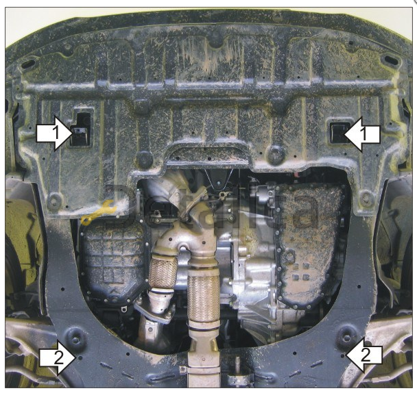 Защита двигателя и КПП для Ниссан Теана L33