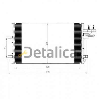 Радиатор кондиционера для Форд СиМакс от 2003 Nissens Дания