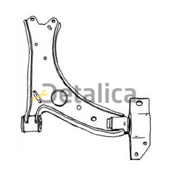 Рычаг передней подвески правый нижний для Фольксваген Джетта 5 от 2005 (Тайвань)