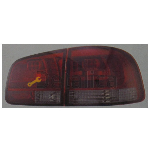 Фонарь задний внешний левый+правый комплект тюнинг с диод красно-тонированный для Фольксваген Туарег от 2003-2009 (Sonar)