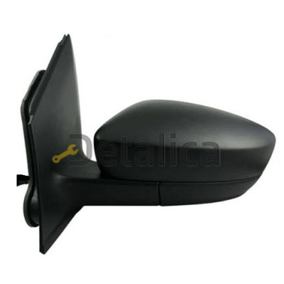 Зеркало левое Седан электрическое без подогрева convex для Фольксваген Поло от 2010 (Тайвань) грунт