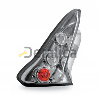 Фонарь задний внешний левый+правый комплект тюнинг 3 дв JUNYAN внутри хром для Ситроен С4 от 2005