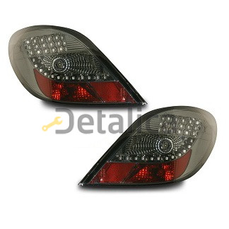 Фонарь задний внешний левый+правый комплект тюнинг хрустальный с диод SONAR тонированный для Пежо 207 от 2005