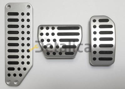 Накладки на педали алюминиевые МКПП для Ниссан Центра В17