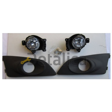 Фара противотуманная левая+правая комплект с решеткой бампера для Шевроле Авео Т300 китай