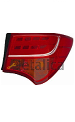 Фонарь задний правый диодный для Хендай Санта Фе 3 от 2012 (DEPO)