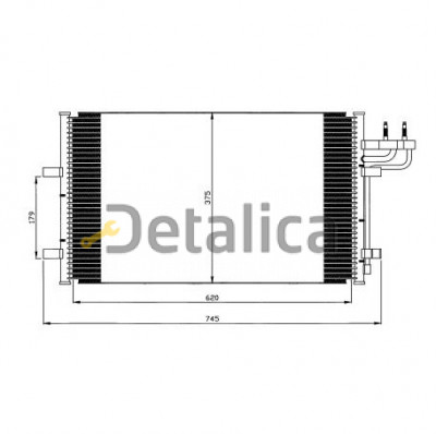 Радиатор кондиционера для Ford C-Max от 2003 Китай