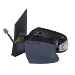Зеркало левое электрическое с подогревом с указателем поворота convex грунт для Форд Фокус 2